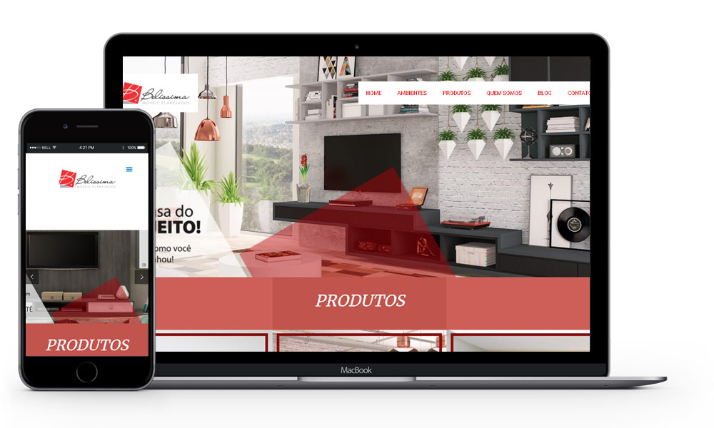 imagem mostrando notebook e smartphone com otimização para google e cases de marketing digital